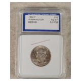 1964 P Graded Washington Quarter