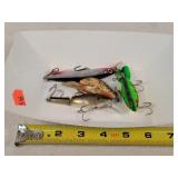 4 Fishing Lures 2" to 4"