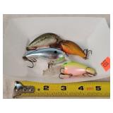 4- Fishing Lures 2.5" to 4"