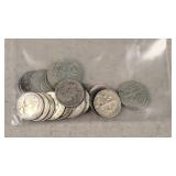 25- Silver Mercury Dimes