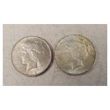 1922 & 1923 Silver Peace Dollars