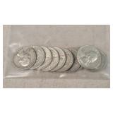 10 Silver Washington Quarters