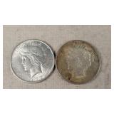 1922 & 1923 Silver Peace Dollars