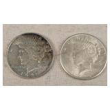 1922-S & 1922-D Silver Peace Dollars