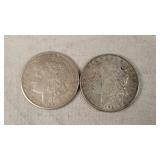 1921-S & 1921-D Morgan Silver Dollars