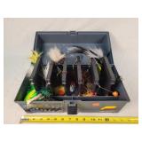 Tackle Box of Spinner Baits