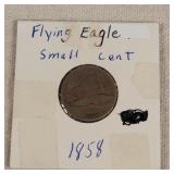 1858 Flying Eagle Cent