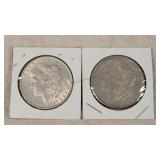 1887 & 1903 Morgan Silver Dollars