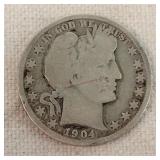 1904 Barber Half Dollar