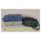 Metal Toolbox & Ammo Bag