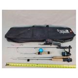 5- Ice Fishing Rods & Some Reels