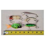 5 Fishing Lures 1.5" - 4"