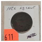 1826 Liberty Head Large Cent