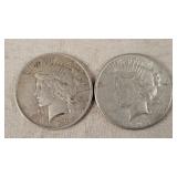 1922 & 1923 Silver Peace Dollars