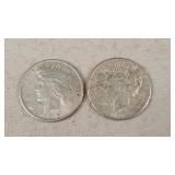 1925 & 1926 Silver Peace Dollars