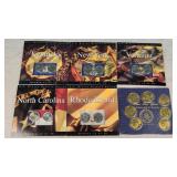 5 State Quarter Sets & US President Brass Coins