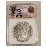 1882-O Morgan Silver Dollar