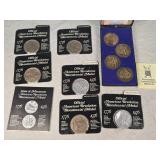 American Revolution Medals (2 Silver & 8 Bronze)