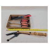 KVD Fillet Knives & Clay Pigeon Thrower