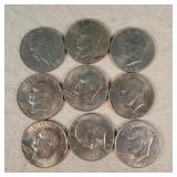 9- Eisenhower Dollar Coins
