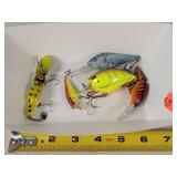 5- Fishing Lures 3" to 4"