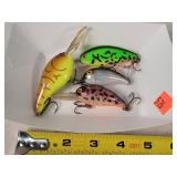 4 Fishing Lures 2" to 4"