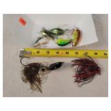 7 Fishing Lures 1" to 2"