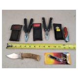 Antler Knife, Plyers, & Other Knives