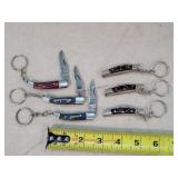 6- 2.5" Damascus Steel Pocket Knives