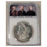1881-O Morgan Silver Dollar