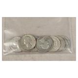 10 Silver Washington Quarters