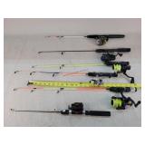 6- Ice Fishing Rods & Reels