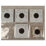 5- Indian Head Cents