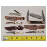 6- Vintage Small Knives