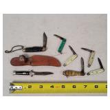 7 Vintage Small Knives