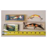 4 Fishing Lures 2" - 4.5"