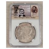 1882 Morgan Silver Dollar