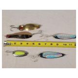 5- Fishing Spoons