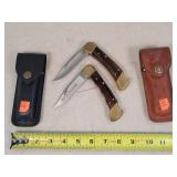 2- Buck 4" Folding Knives