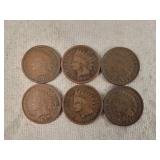 6- 1901-1907 Indian Head Cents
