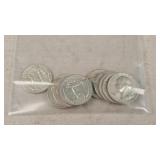 10 Silver Washington Quarters