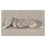 25- Silver Mercury Dimes
