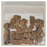 Pack of 119 Wheat Cents