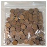 Pack of 200 Wheat / Memorial Cents