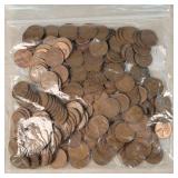 Pack of 200 Wheat / Memorial Cents