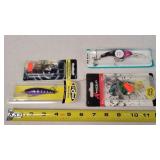 4 Fishing Lures & Spinner Lures 3.5" - 4"