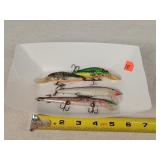4- Fishing Lures 3" to 5"
