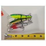 3 Fishing Lures 5"