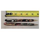 2- Sapphire 14K Tipped Fountain / Mechanical Pens