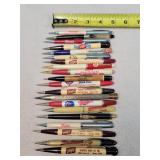 20- Vintage BEER Advertising Mechanical Pencils
